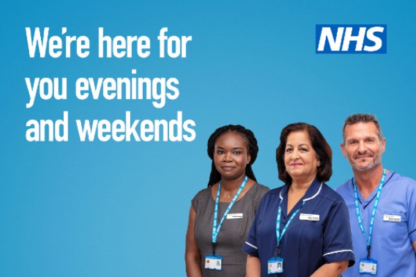 We're here for you evenings and weekends