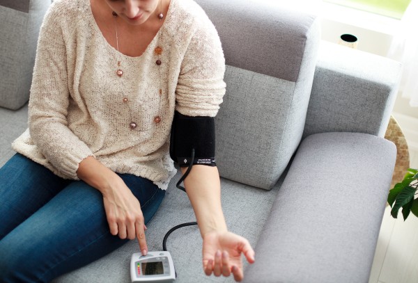 image depicting a blood pressure monitor